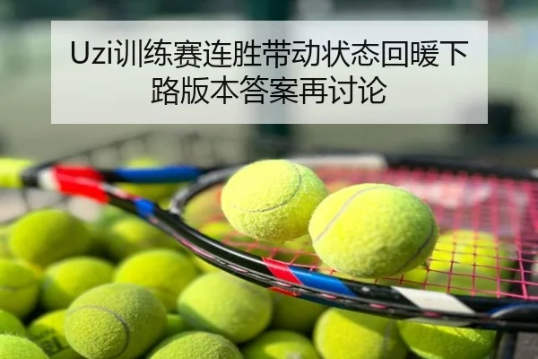 Uzi训练赛连胜带动状态回暖下路版本答案再讨论